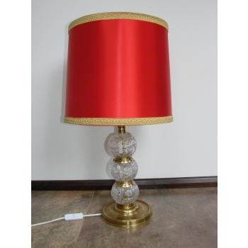 Elegancka lampa kryształowa vintage